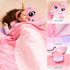 Cute Unicorn Sleeping Bag Floor Pillows & Cushions Little Palace Store